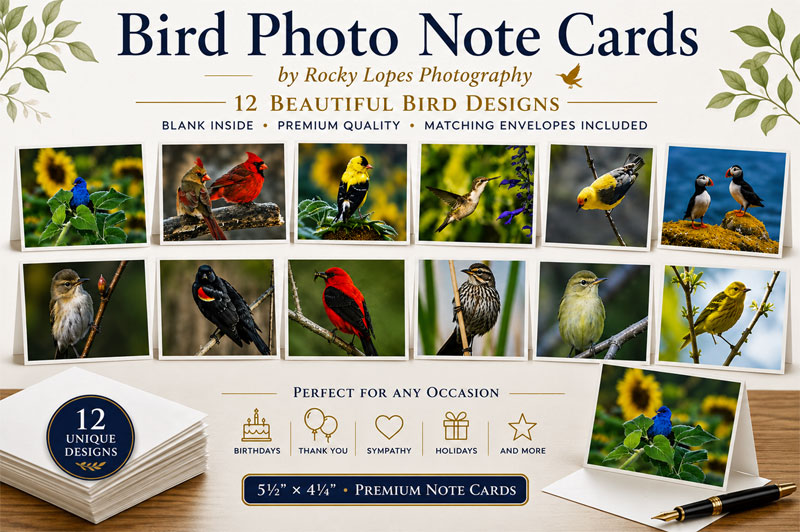Bird Photo Note Cards